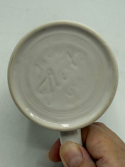 Fiestaware Halloween Java Mug White w/Black Trio of Dancing Skeletons /rc