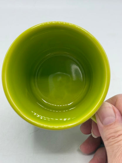 Fiestaware Halloween Boo Cat Lemongrass Green Java Mug /rb