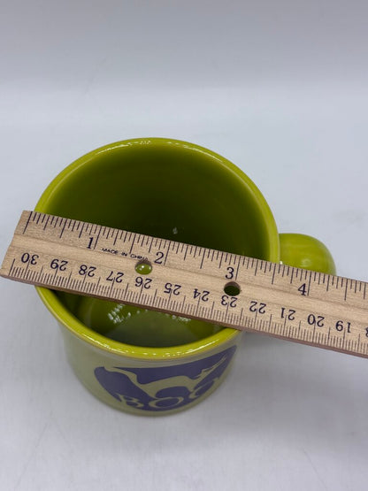 Fiestaware Halloween Boo Cat Lemongrass Green Java Mug /rb