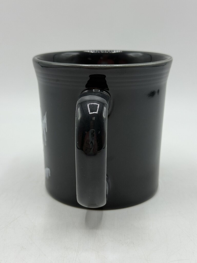 Fiestaware Halloween Java Mug Slate Gray 5 Dancing Ghosts /rb