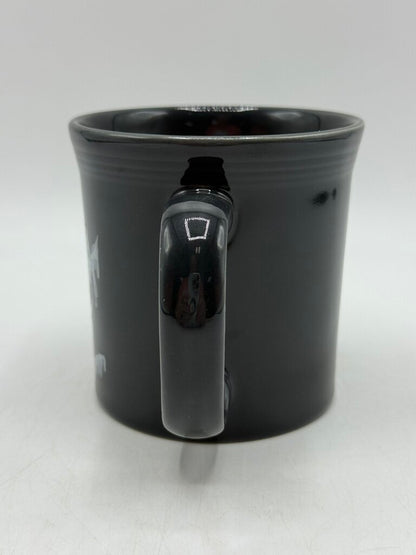 Fiestaware Halloween Java Mug Slate Gray 5 Dancing Ghosts /rb