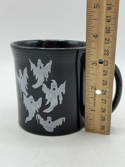 Fiestaware Halloween Java Mug Slate Gray 5 Dancing Ghosts /rb