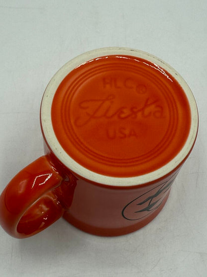 Fiestaware Halloween Happy Pumpkin Face Java Mug Persimmon Orange /rb