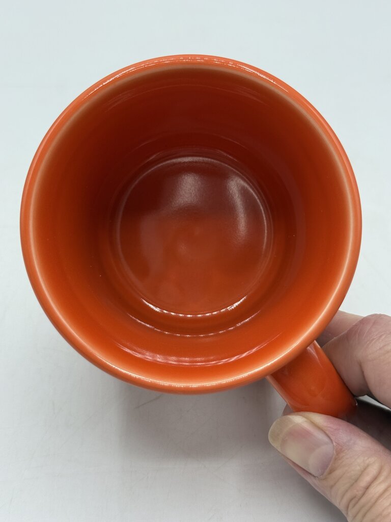 Fiestaware Halloween Happy Pumpkin Face Java Mug Persimmon Orange /rb