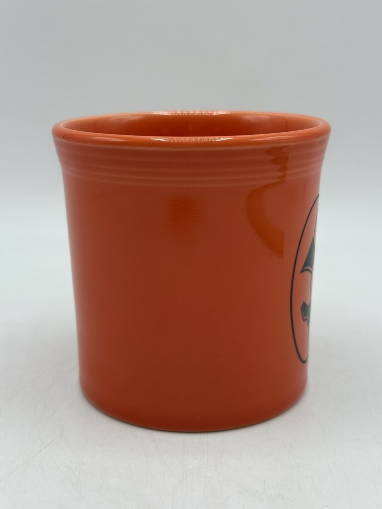 Fiestaware Halloween Happy Pumpkin Face Java Mug Persimmon Orange /rb