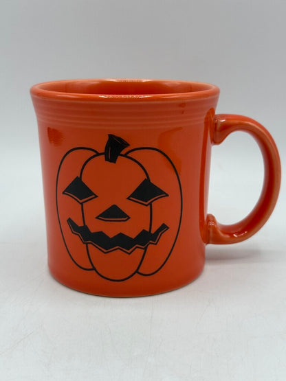 Fiestaware Halloween Happy Pumpkin Face Java Mug Persimmon Orange /rb