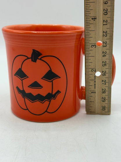 Fiestaware Halloween Happy Pumpkin Face Java Mug Persimmon Orange /rb