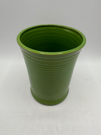 Vtg. Fiesta Shamrock Green Utensil Crock /rb