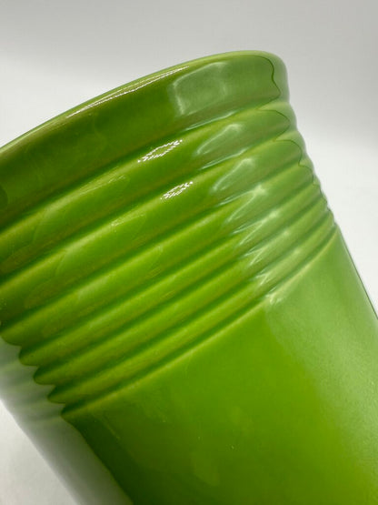Vtg. Fiesta Shamrock Green Utensil Crock /rb