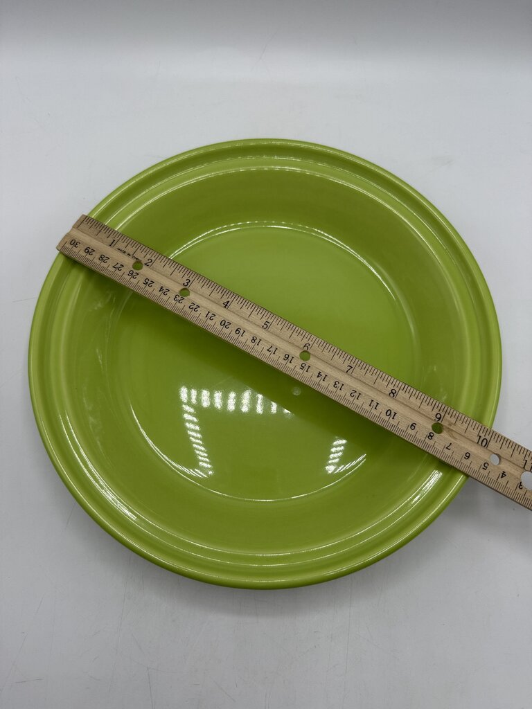 Fiesta Pie Serving Plate Chartreuse Green 10 1/4” /rb
