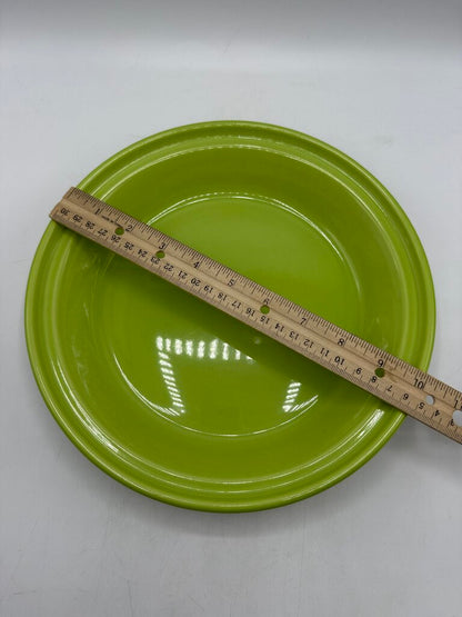 Fiesta Pie Serving Plate Chartreuse Green 10 1/4” /rb