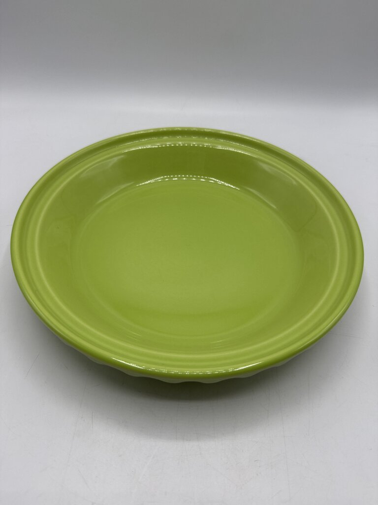 Fiesta Pie Serving Plate Chartreuse Green 10 1/4” /rb