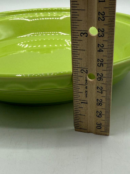 Fiesta Pie Serving Plate Chartreuse Green 10 1/4” /rb