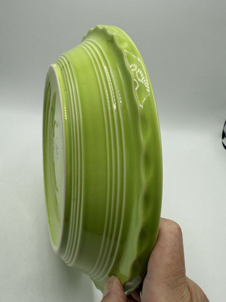 Fiesta Pie Serving Plate Chartreuse Green 10 1/4” /rb