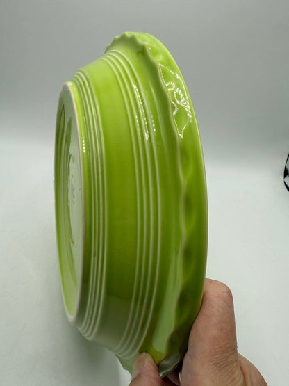 Fiesta Pie Serving Plate Chartreuse Green 10 1/4” /rb