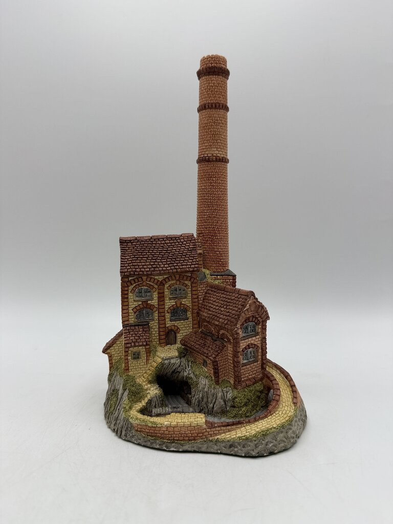 Vintage 1987 David Winter Cottage Derbyshire Mill The Midlands Collection w/Box Signed /rw