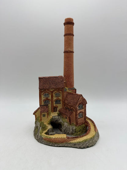 Vintage 1987 David Winter Cottage Derbyshire Mill The Midlands Collection w/Box Signed /rw