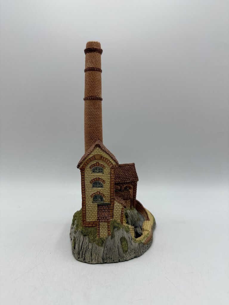 Vintage 1987 David Winter Cottage Derbyshire Mill The Midlands Collection w/Box Signed /rw