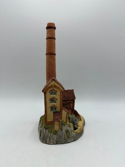 Vintage 1987 David Winter Cottage Derbyshire Mill The Midlands Collection w/Box Signed /rw