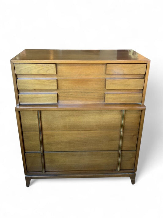 MCM 5 Drawer Blocky Dresser