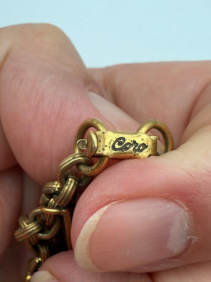 3 Vintage Costume Jewelry Charm Bracelet Western Theme /ro