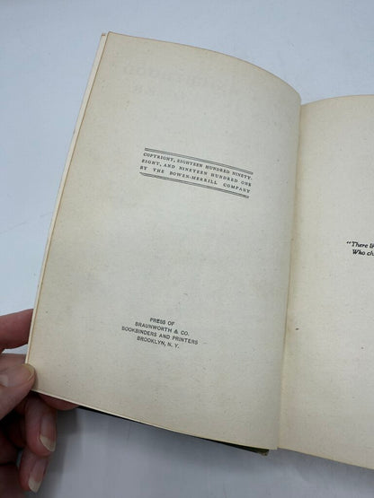 1901 Hard Cover Book “When Knighthood Was In FlowerPower” by Edwin Caskoden /rb