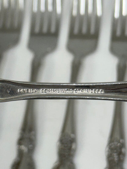 Oneida Community Stainless Arbor Rose Flatware 12 Place Settings 80 Pieces /rw