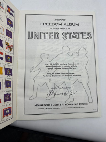 The Harris Freedom Stamp Album United States 1978 /rb