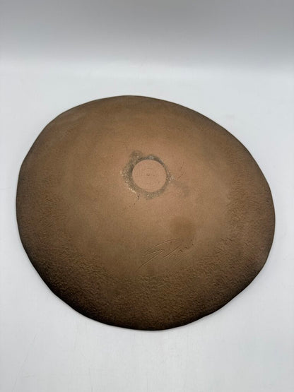 Petrified Forest Pottery Multi Leaf Handmade Bowl Signed /ro