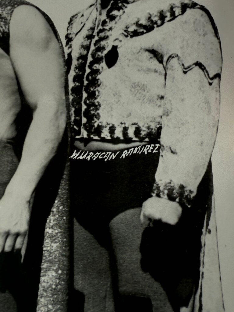 Vintage Lucha Libre Wrestling Photos Blue Demon & Huracan Ramirez /ro
