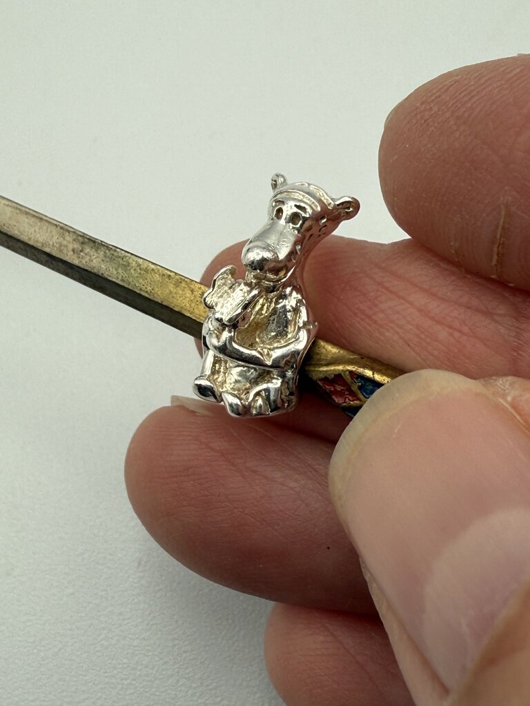 Authentic Pandora Disney Eeyore & Tigger Sterling Charms /ro