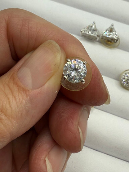 Sparkly Rhinestone Post Pierced Earrings 5 pairs /ro