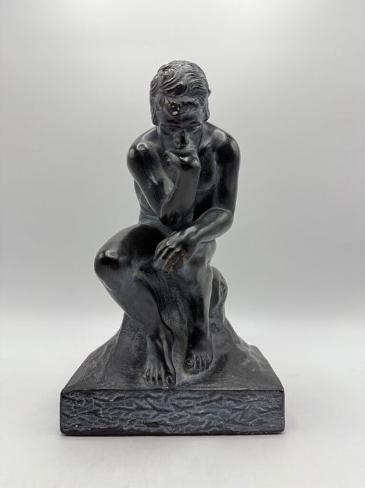 Vintage Rodin’s “The Thinker” Chalkware Statue Esco Prod. /ro