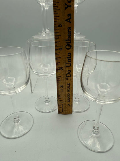 Set of 8 Val St Lambert Crystal Cordial Glasses /ro