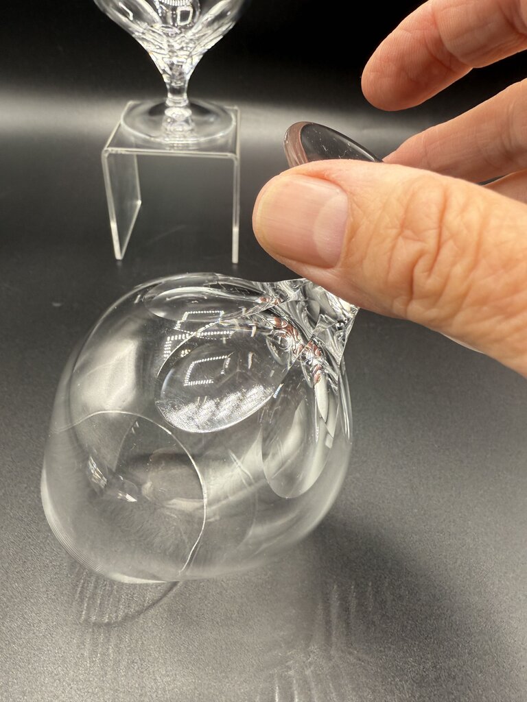 Set of 2 Schott-Zweisel “La Belle” Brandy/Whiskey Snifter /roh