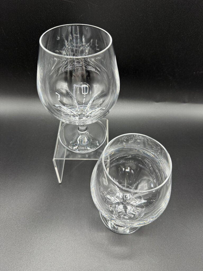 Set of 2 Schott-Zweisel “La Belle” Brandy/Whiskey Snifter /roh