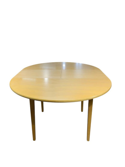 Round Danish Built In Leaf's Table No Chairs