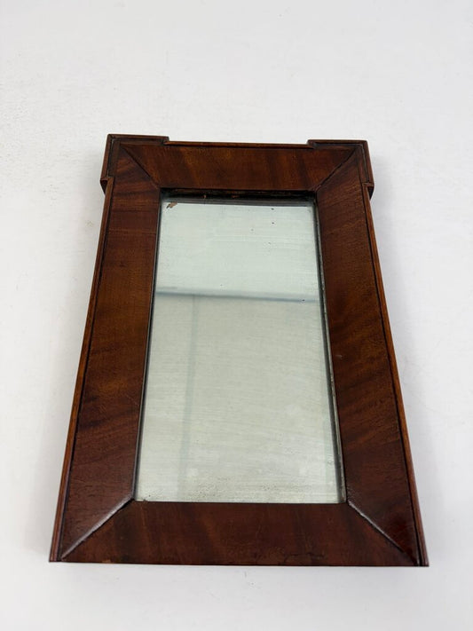 Antique Dresser Top Wood Framed Mirror 13.5” x 8.75” /roh