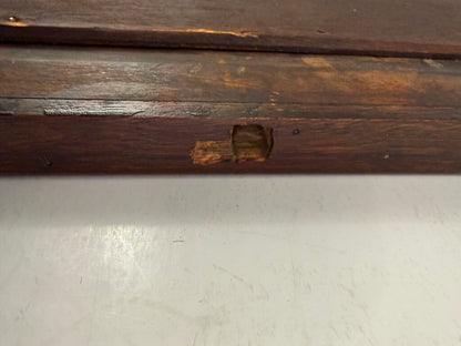 Antique Dresser Top Wood Framed Mirror 13.5” x 8.75” /roh