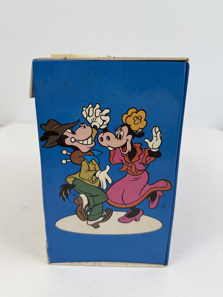 1981 Disney’s Mickey Mouse Disco Record Tote w/9 Movie Records & Books /ro