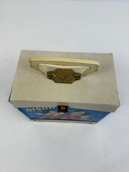 1981 Disney’s Mickey Mouse Disco Record Tote w/9 Movie Records & Books /ro