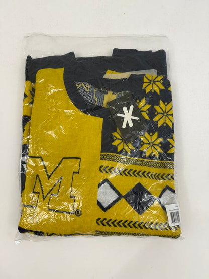 Klew Men’s Michigan Wolverines Long Sleeve Holiday Ugly Sweater Double XL New /rb