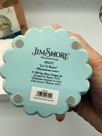 Jim Shore "Let us Rejoice" Easter Egg Figurine #6016371 /rw