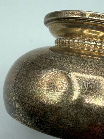 VTG Amston Sterling Silver Brandy Warmer Wood Handle 84 Grams /ro