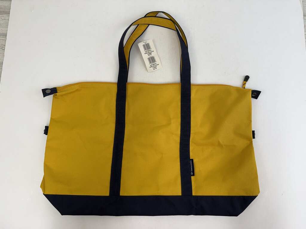 Samsonite Yacht Tote Travel Bag Navy Yellow New 25” x16” rb