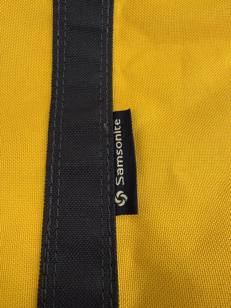 Samsonite Yacht Tote Travel Bag Navy Yellow New 25” x16” rb