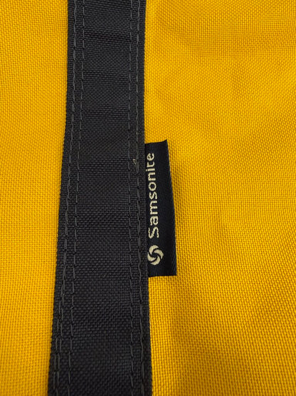 Samsonite Yacht Tote Travel Bag Navy Yellow New 25” x16” rb