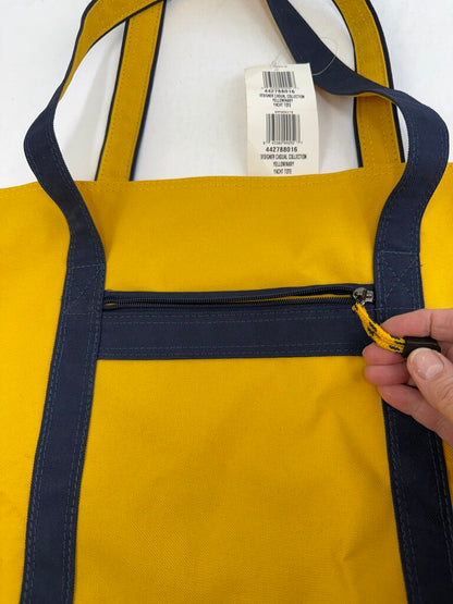 Samsonite Yacht Tote Travel Bag Navy Yellow New 25” x16” rb