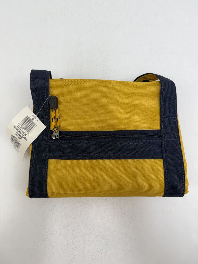 Samsonite Yacht Tote Travel Bag Navy Yellow New 25” x16” rb