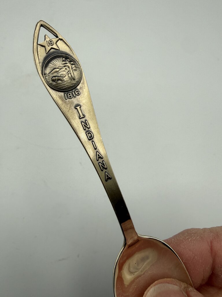 Vintage Sterling Silver Souvenir Spoon 1916 Indiana /ro